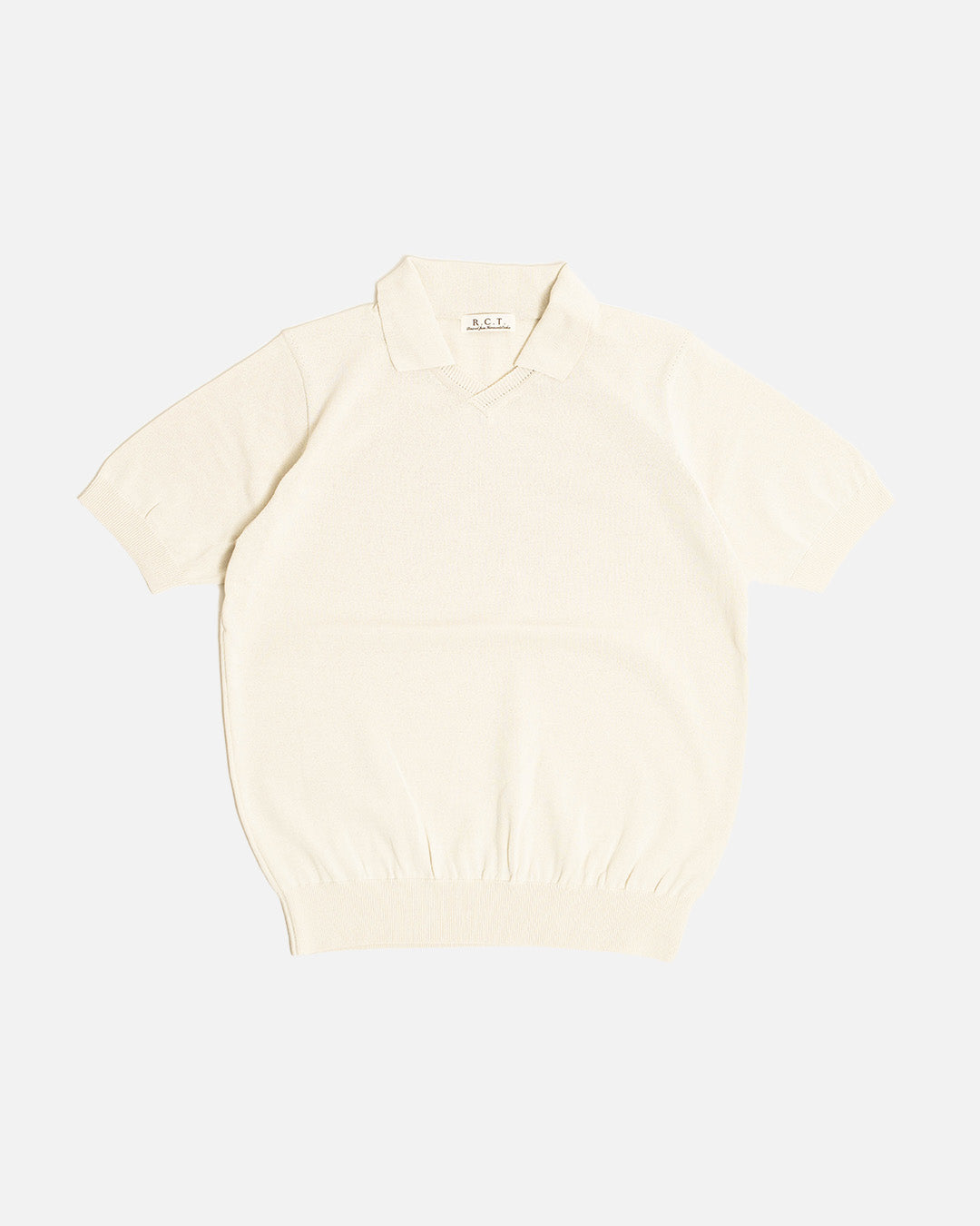 R.C.T. Knit Skipper Polo - Ivory