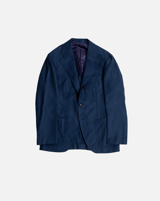 Sartoria Raffaniello Navy Hopsack Jacket