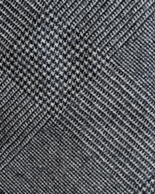 Bigi Cravatte Grey Glen Check Tie