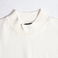 United Arrows Golf White Mock Neck Knit