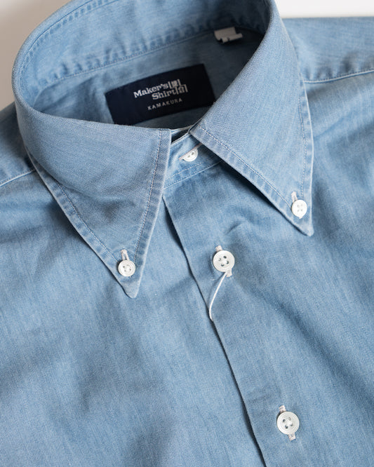 Kamakura Light Blue Denim Napoli Shirt