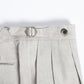 The Decorum Delon Trousers in Taupe Linen