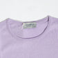 John Smedley Belden Sea Island Cotton T-Shirt Lilac Breeze