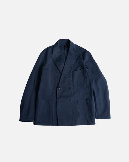 Kaptain Sunshine Navy Double Breasted Take Easy Jacket