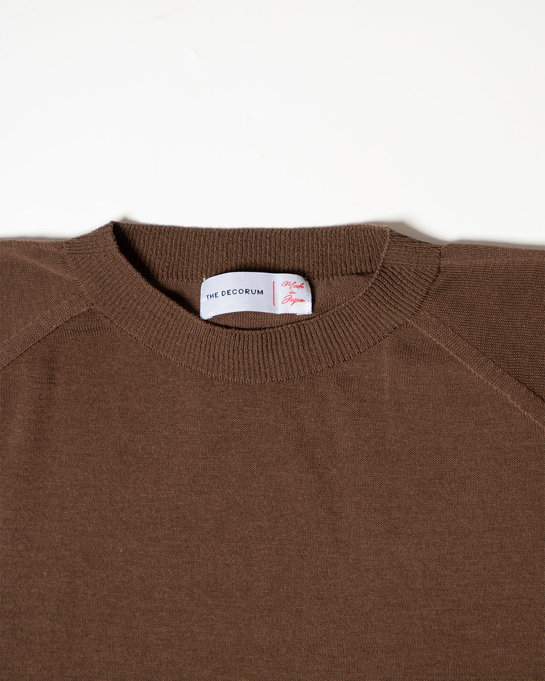 The Decorum Off Duty Brown Knit T-Shirt (New)