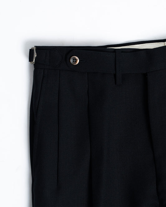 The Decorum Delon Trousers in Black Wool