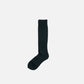 Votta Ribbed Jet Black Over the Calf