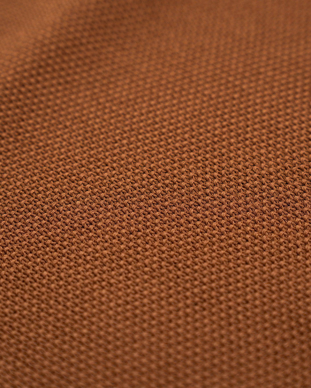 R.C.T. Knit Pique Crewneck - Brown