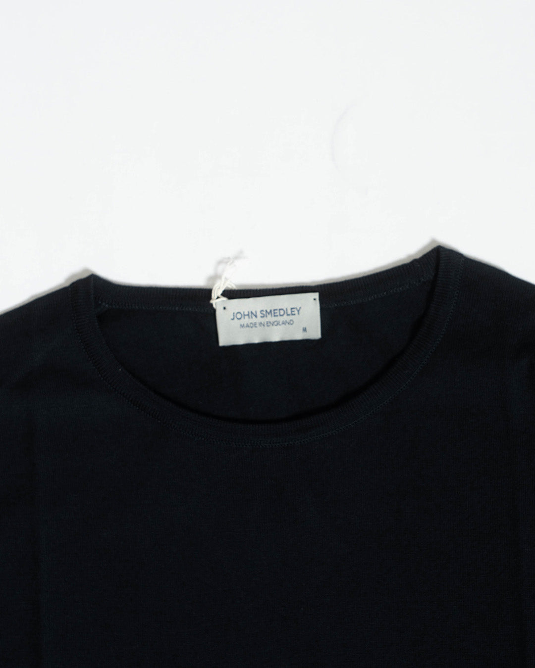 John Smedley Belden Sea Island Cotton T-Shirt Navy