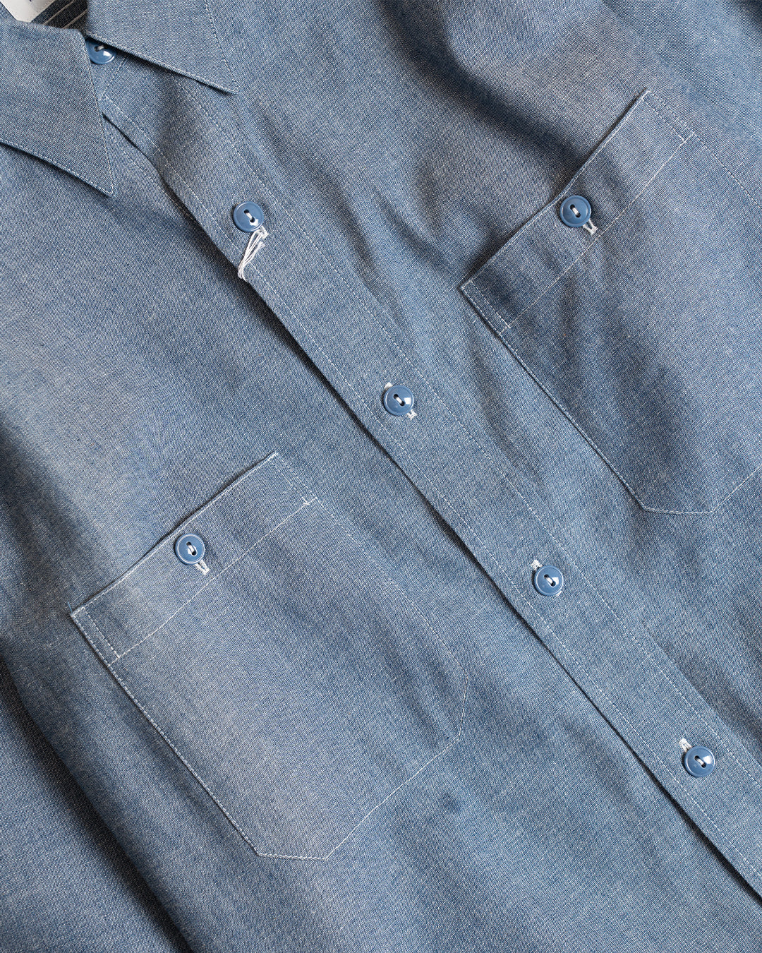 Kamakura Classic Vintage Navy Chambray Shirt