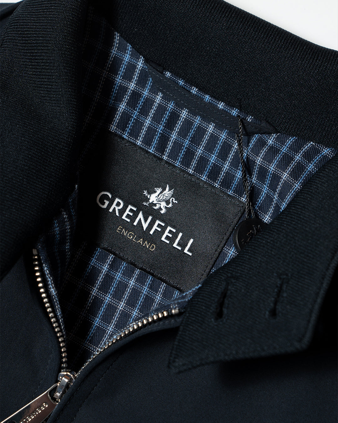 Grenfell Harrington Jacket Navy (Standard Fit)