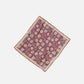 Calabrese Elephant Pocket Square - Maroon/Yellow