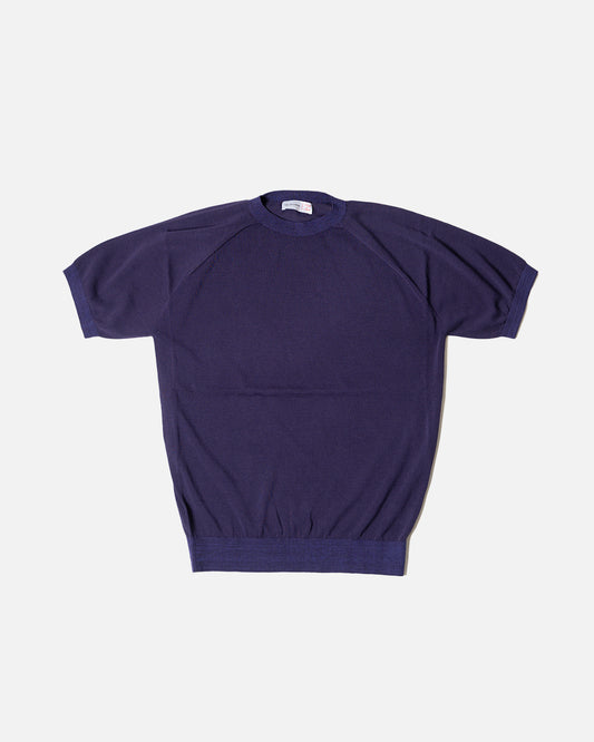 The Decorum Off Duty Purple Knit T-Shirt (New)