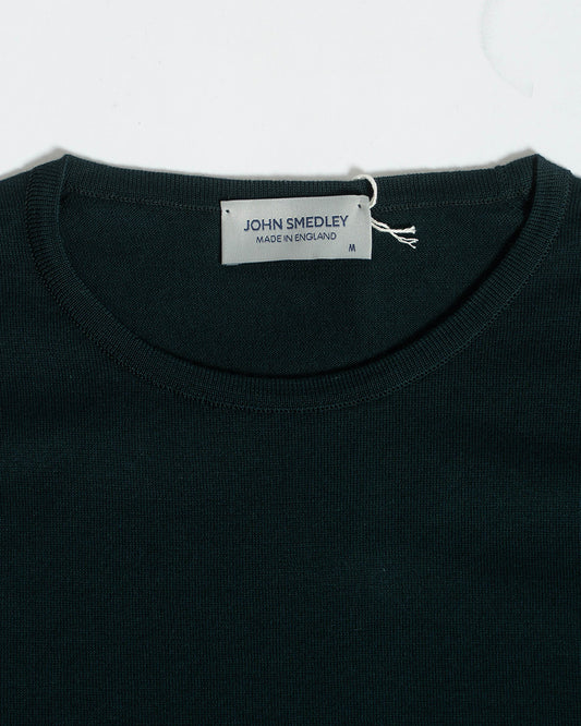 John Smedley Belden Sea Island Cotton T-Shirt Rainforest