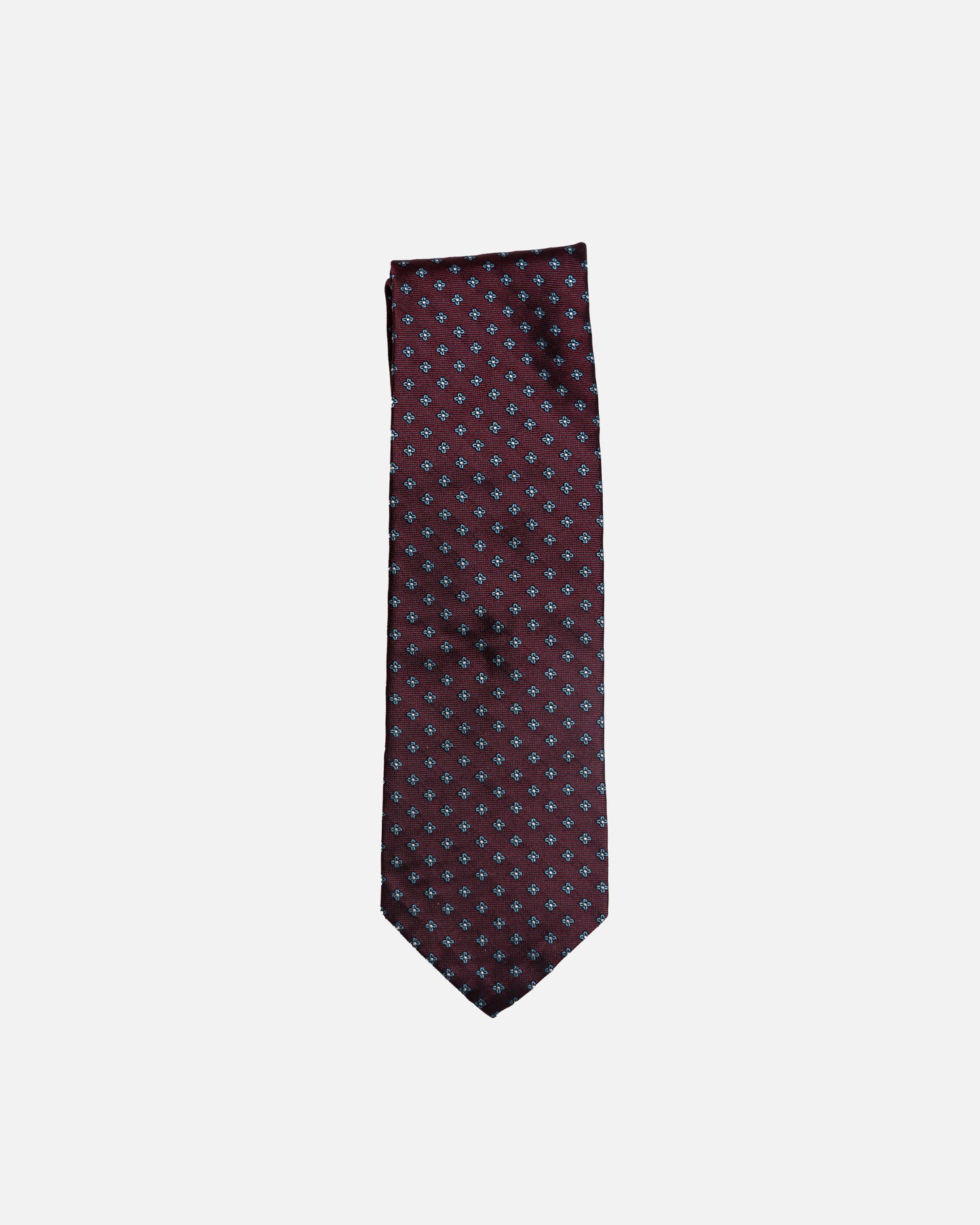 Bigi Cravatte Burgundy Printed Tie