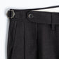 The Decorum Delon Trousers in Dark Brown Wool