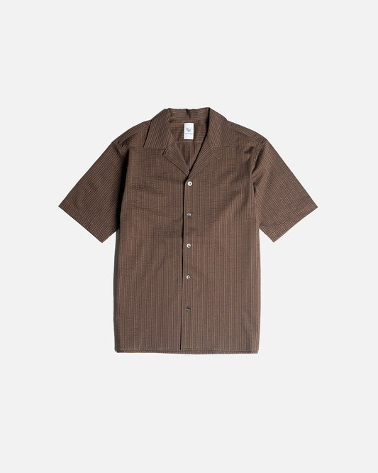 YK Brown Easy Knit Hawaii Shirt FW24