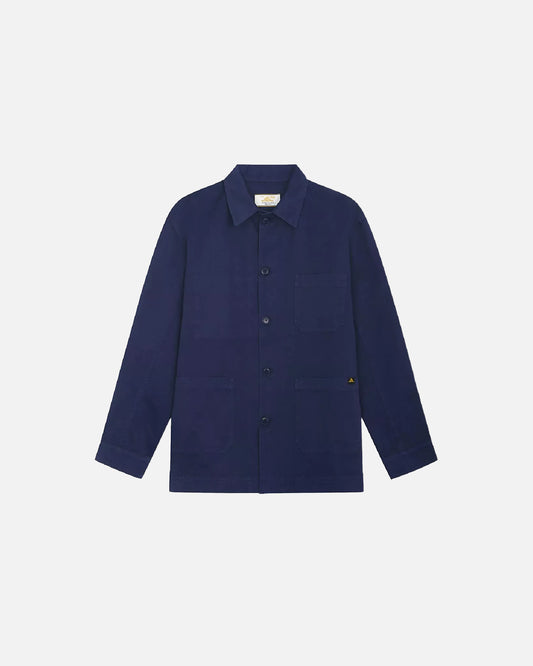 Le Mont Saint Michel Blue Garbardine Work Jacket