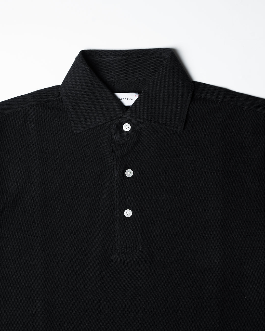 The Decorum Short Sleeve Polo Shirt - Black