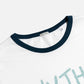 Wythe New York "Peace" Tubular Ringer Tee - Faded Navy