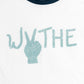 Wythe New York "Peace" Tubular Ringer Tee - Faded Navy