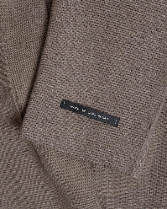 Ring Jacket Light Brown Suit