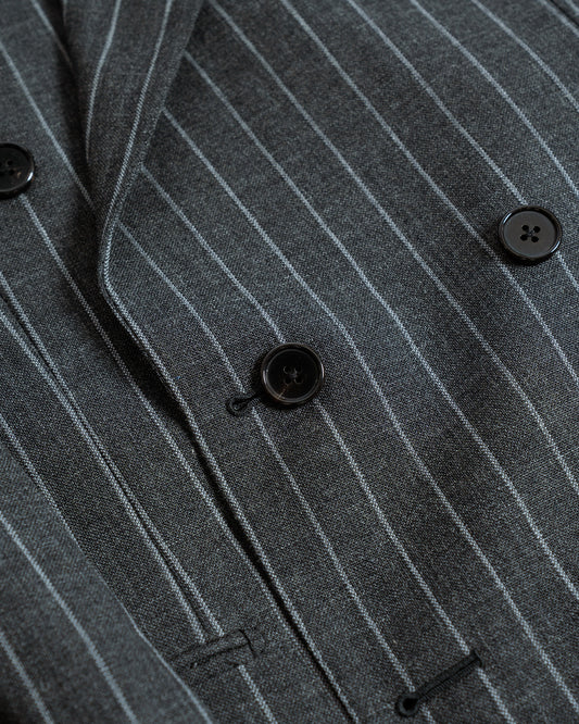 Casa Del Sarto Grey Stripe Double Breasted Suits