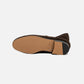 Bowhill and Elliott Chocolate Suede Grecian Slippers