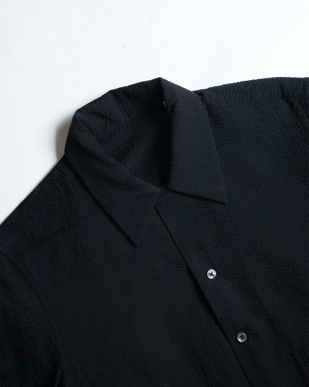 Bryceland's Black Seersucker Bowling Blouson