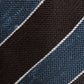 Bigi Cravatte Brown/Blue Stripe Wool Tie