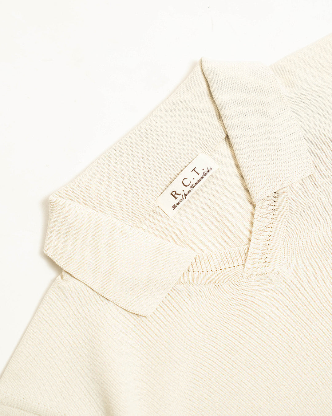 R.C.T. Knit Skipper Polo - Ivory