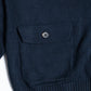 The Decorum Bomber Knit Jacket - Navy