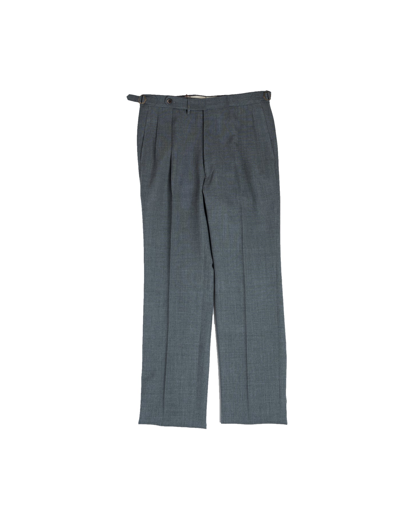 The Decorum Delon Trousers in Medium Grey Wool