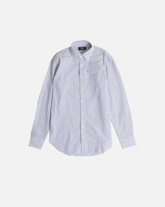 Kamakura Navy Stripe Seersucker Shirt