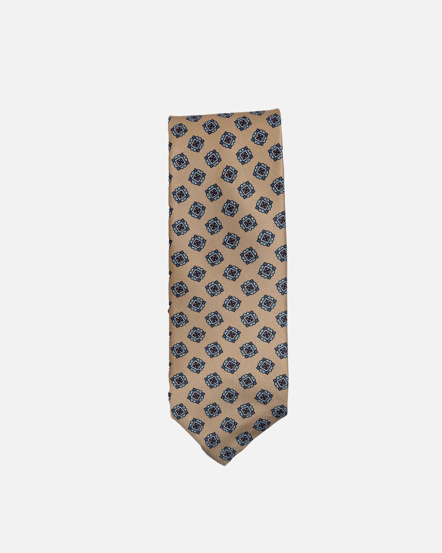 Bigi Cravatte Yellow Printed Tie