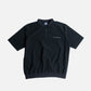United Arrows Golf Black Cool Dots Half Zip Pullover
