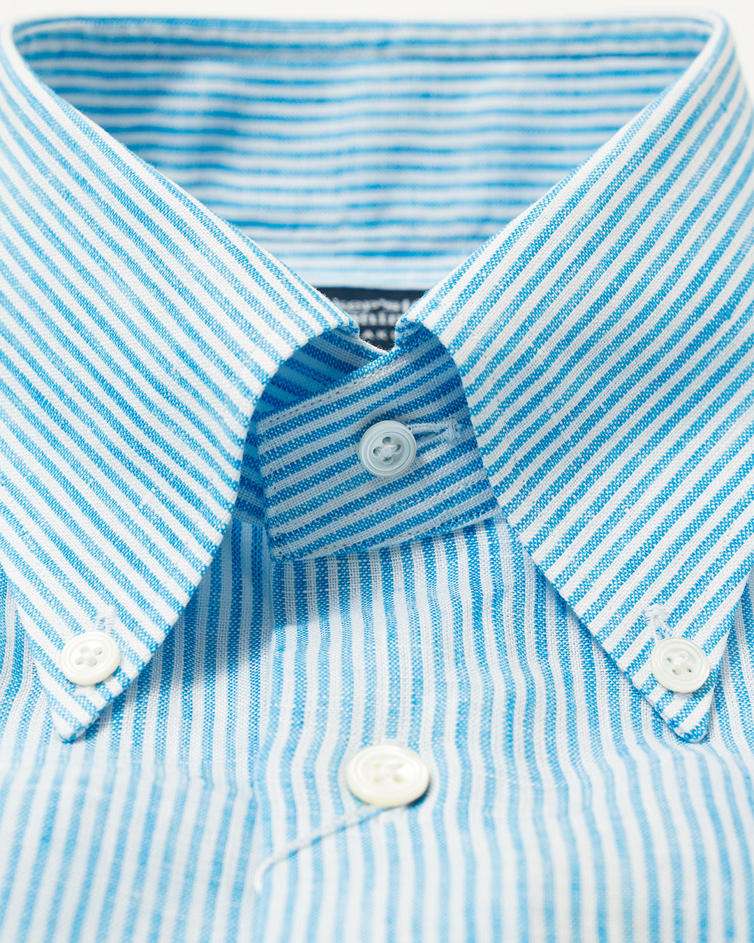 Kamakura Firenze Blue Stripe Firenze Linen Shirt