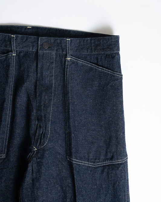 Kaptain Sunshine Indigo Denim Baker Pants