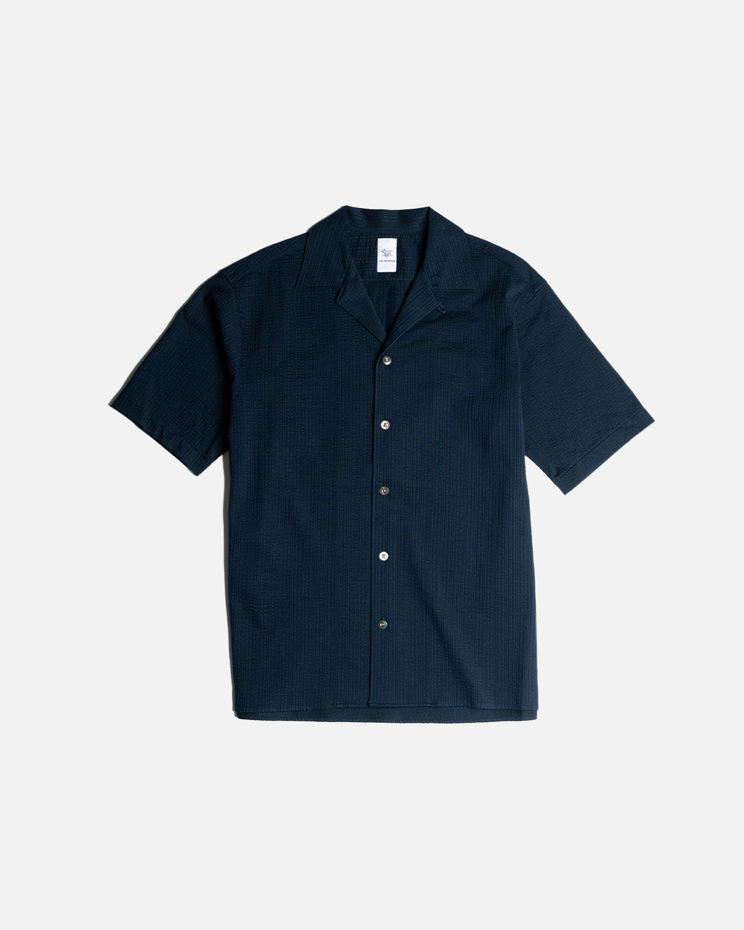 YK Navy Easy Knit Hawaii Shirt FW24