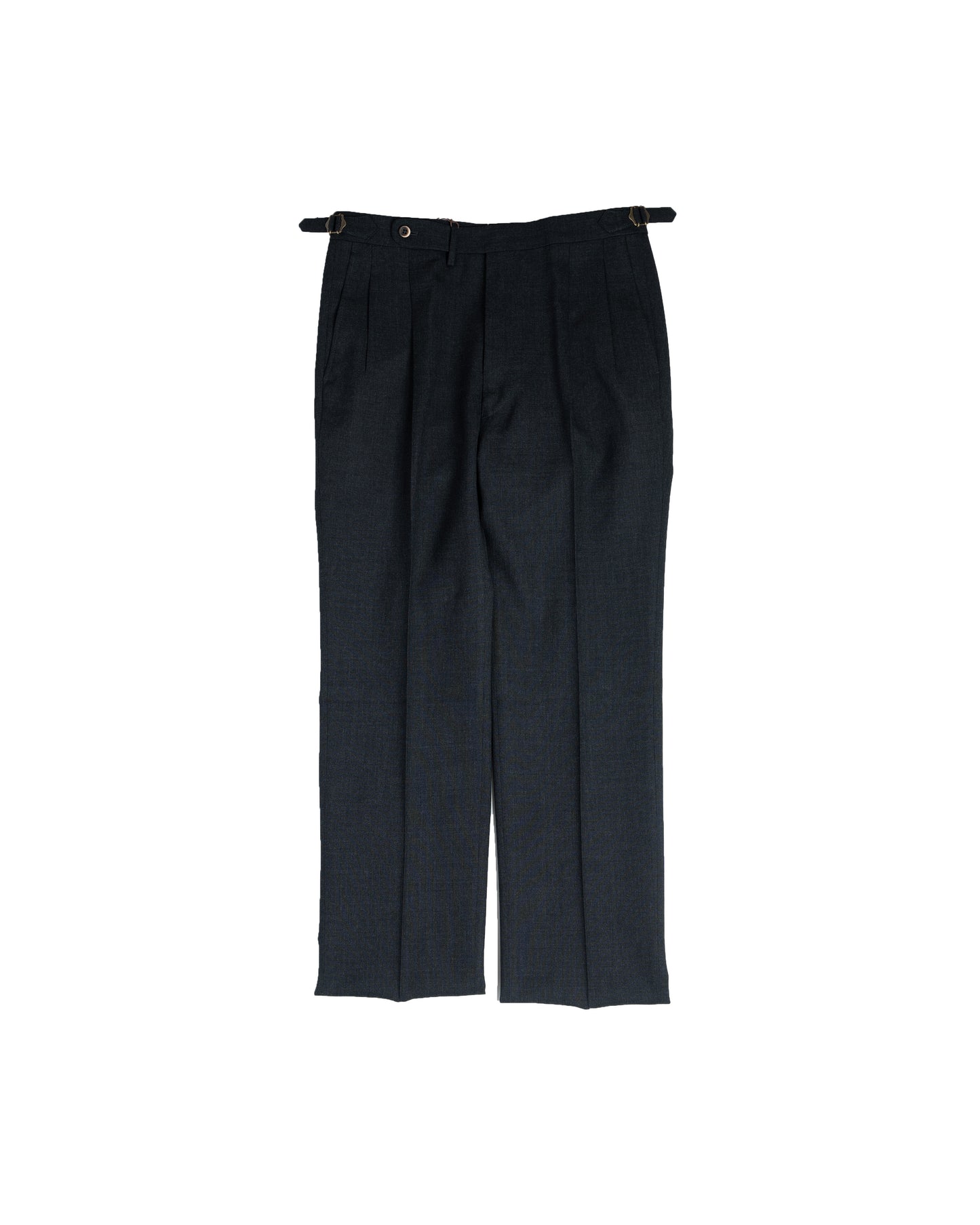 The Decorum Delon Trousers in Dark Grey Wool