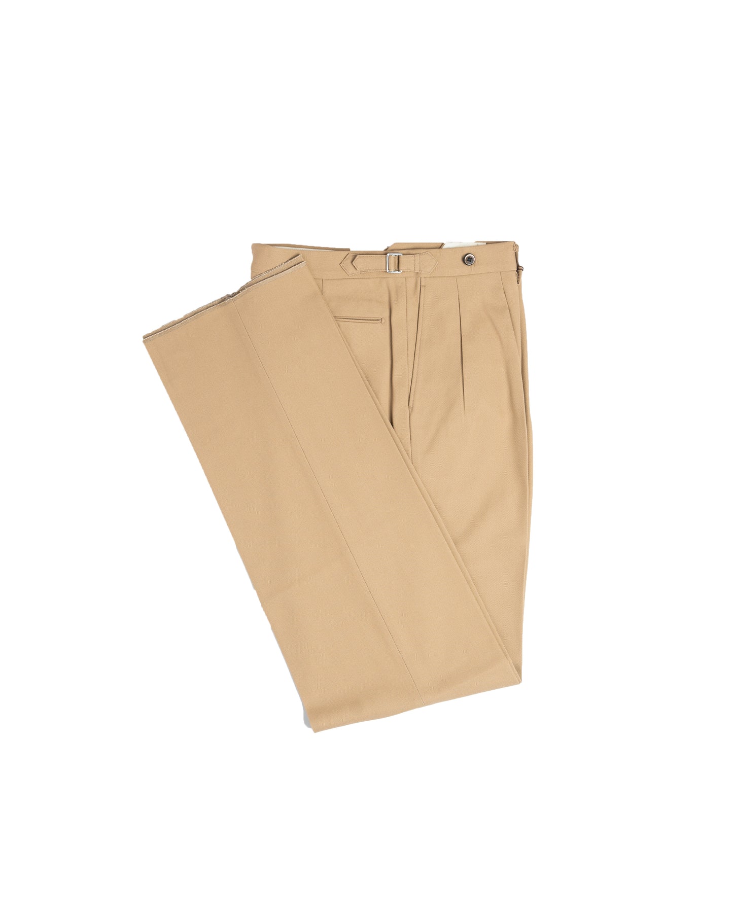 The Decorum Grant Trousers in Light Brown Cotton