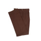 The Decorum Grant Trousers in Dark Brown Cotton