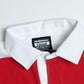 Barbarian Sports Wear White/Red Rugby Shirt