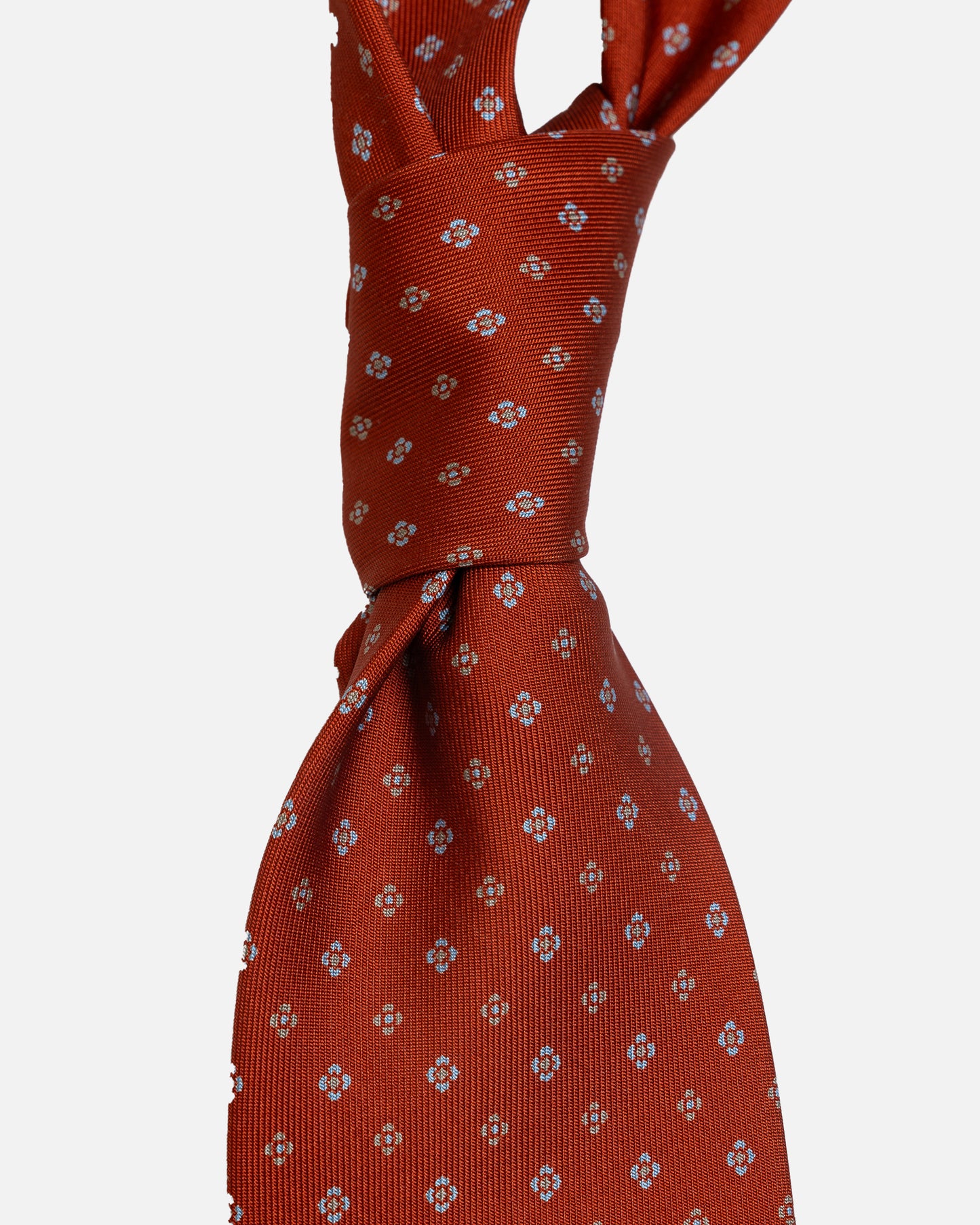 Bigi Cravatte Orange Printed Tie