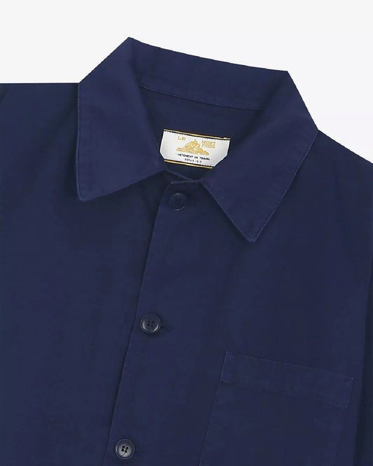 Le Mont Saint Michel Blue Garbardine Work Jacket