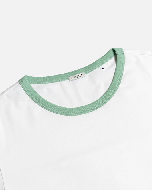 Wythe New York Tubular Ringer Tee - Celadon