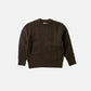 Yonetomi French Merino Aran Knit Pullover Brown