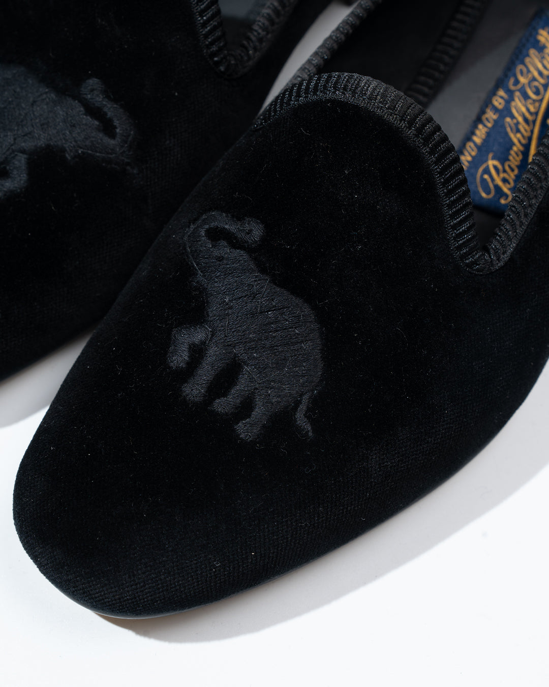 Bowhill and Elliott Venetian Slippers with Decorum Elephant