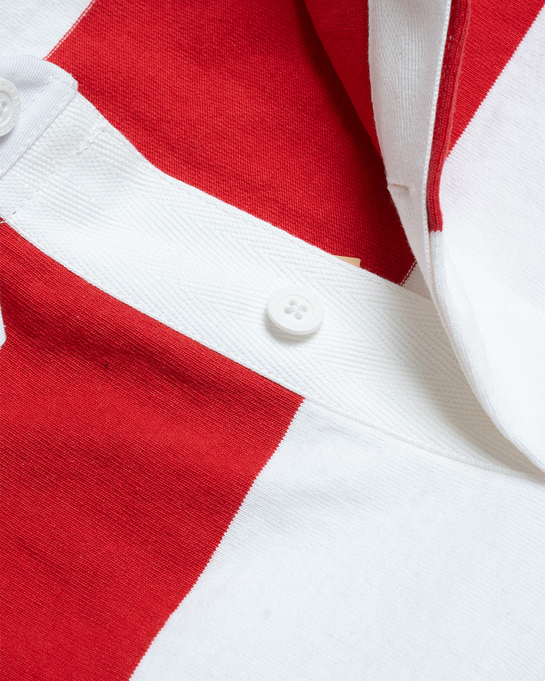 Barbarian Sports Wear White/Red Rugby Shirt