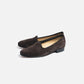 Bowhill and Elliott Chocolate Suede Pump